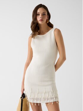 Guess Guess Sukienka codzienna 182913 Biały Classic Fit