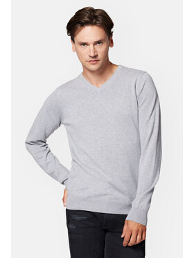 Lancerto Lancerto Sweter Lenny SW073223000042 Szary Regular Fit