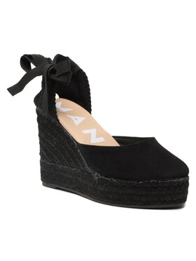 Manebi Manebi Espadrilės Wedge Espadrilles R 2.2 WV Juoda