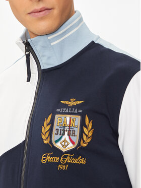 Aeronautica Militare Majica Dugih Rukava 241FE1892F419 Écru Regular Fit