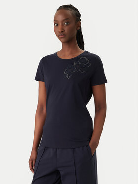 Liu Jo Sport Liu Jo Sport T-krekls TA6155 JS923 Tumši zils Regular Fit