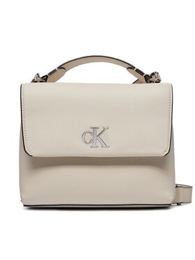Calvin Klein Jeans Calvin Klein Jeans Torbica Minimal Monogram Top Handle22 K60K611868 Écru