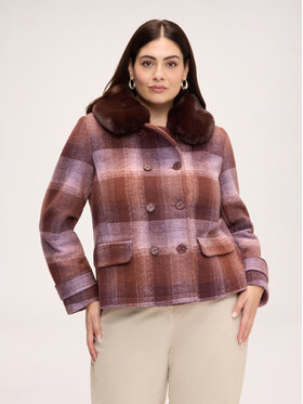 Fiorella Rubino Fiorella Rubino Płaszcz zimowy 8057T000405N0V2 Brązowy Regular Fit