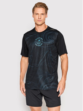 adidas adidas Technisches T-Shirt Designed For Running For The Oceans HM1214 Schwarz Regular Fit