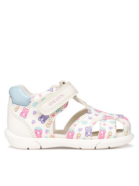 Geox Geox Sandály B Sandal Zapito Girl B556FB 05404 C0270 Bílá