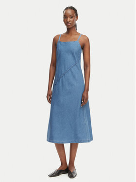 Calvin Klein Jeans Calvin Klein Jeans Džinsinė suknelė LV047F748G Šviesiai mėlyna Regular Fit