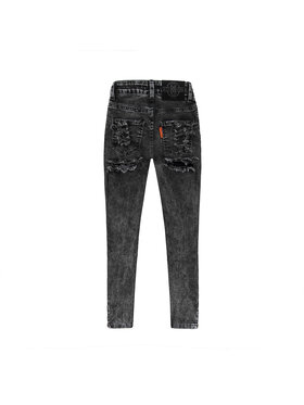 MissDenim MissDenim Spodnie damskie Zip Leg Szary Skinny Fit