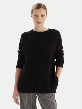 KAOS KAOS Sveter RI1KT003 Čierna Regular Fit