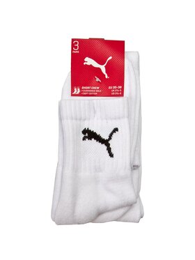 Puma Puma Zestaw 3 par wysokich skarpet unisex 231011001 300 035 Biały