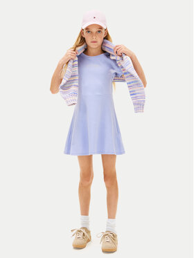 Tommy Hilfiger Tommy Hilfiger Kleid für den Alltag Skater KG0KG09284 Blau Regular Fit