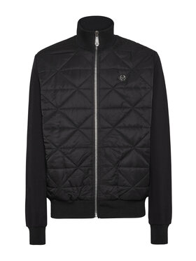 PHILIPP PLEIN PHILIPP PLEIN Vatovaná bunda 22855 Černá Regular Fit