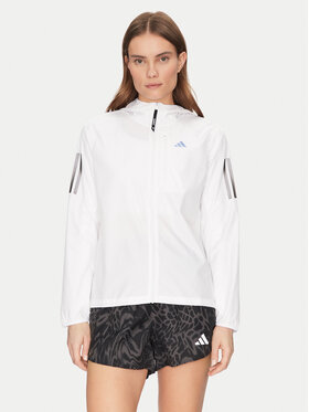 adidas adidas Giacca da corsa Own The Run IK7445 Bianco Regular Fit