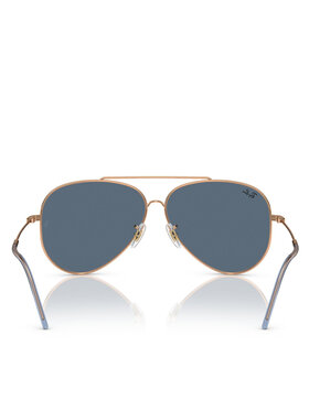 Ray-Ban Sončna Očala Aviator Reverse 0RBR0101S 92023A Pozlačeno Z Rožnatim Zlatom