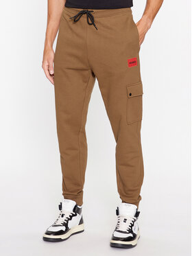 Hugo Hugo Sportinės kelnės Dwellrom 50479164 Ruda Relaxed Fit