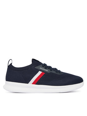 Tommy Hilfiger Tommy Hilfiger Сникърси Lightweight Knitted Runner FM0FM05756 Тъмносин