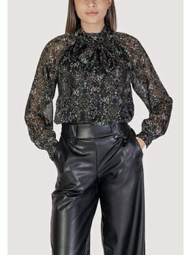 ONLY ONLY Μπλουζάκι ONLSONIA LIFE L/S HIGHNECK TOP PTM Μαύρο To Fit