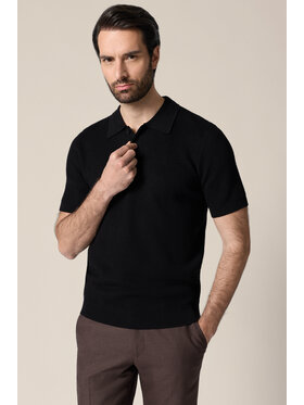 Lancerto Lancerto Polo Teodoro PO073126000033 Czarny Regular Fit