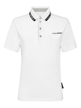 Plein Sport Plein Sport Polo 9335 Biały Regular Fit