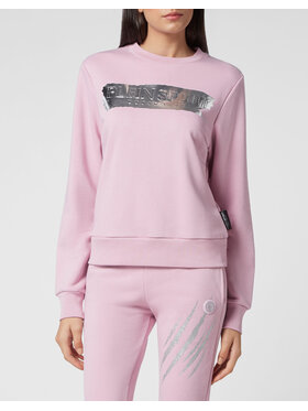 Plein Sport Plein Sport Longsleeve 3155 Fioletowy Regular Fit