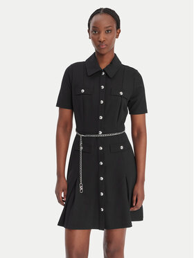 MICHAEL Michael Kors MICHAEL Michael Kors Sukienka koszulowa MR683BX667 Czarny Regular Fit