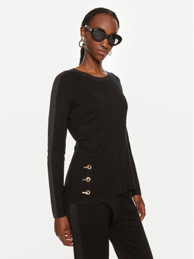 Liu Jo Sport Liu Jo Sport Sweter TF4098 MS49I Czarny Regular Fit