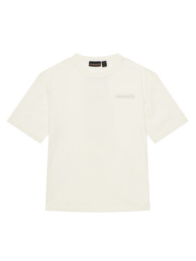 Napapijri Napapijri T-Shirt S-Ahr NP0A88ZO D Écru Regular Fit