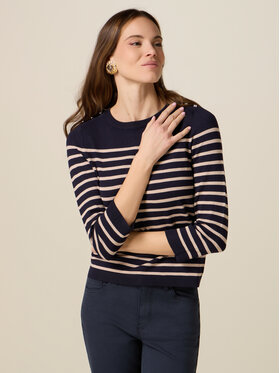 Oltre Oltre Maglione M048J005350N0Z4 Blu Slim Fit