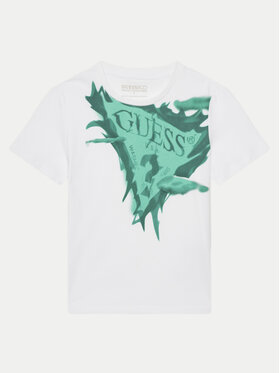 Guess Guess Tričko L5GI20 K8HM4 Biela Regular Fit