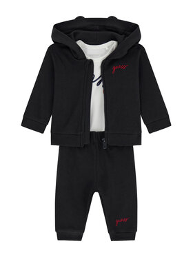 Guess Guess Komplekti kuuluvad pluus, bodi ja dressipüksid H6YG09 K4135 Tumesinine Regular Fit