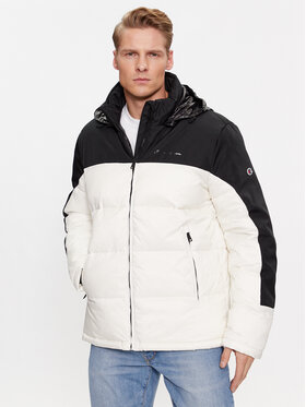 Champion Champion Dūnu jaka Jacket 219191 Écru Regular Fit