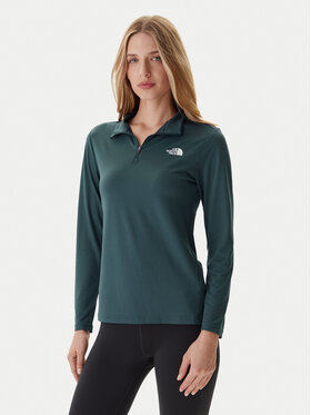 The North Face The North Face Тениска от техническо трико Flex NF0A8BRQ Зелен Slim Fit