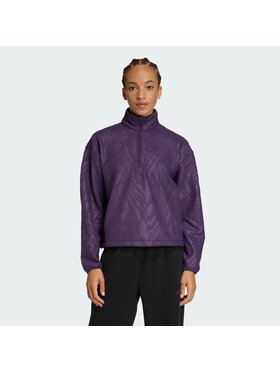 adidas adidas Bluza techniczna 151867 Fioletowy Loose Fit