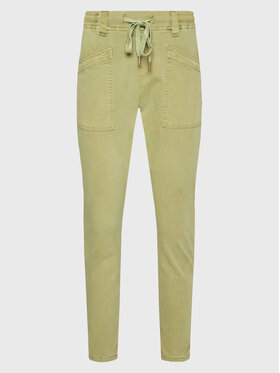 Cream Cream Kalhoty z materiálu Ilo 10611117 Zelená Relaxed Fit
