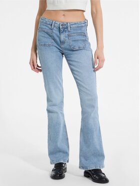 Guess Jeans Guess Jeans Jeansy 177345 Niebieski Flared Fit
