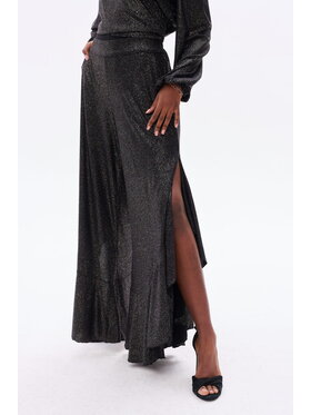blue shadow blue shadow Spodnie damskie Scarli Czarny Regular Fit