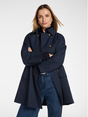 Elena Mirò Elena Mirò Cappotto invernale F239P000182N034 Blu A-Line Fit