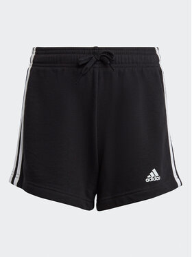adidas adidas Спортни шорти Essentials 3-Stripes Shorts IC3631 Черен Regular Fit