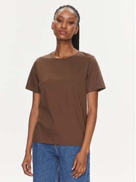 Calvin Klein Calvin Klein T-Shirt K20K205410 Brązowy Regular Fit