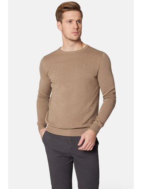 Lancerto Lancerto Sweter Morey SW073223000017 Beżowy Regular Fit