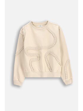 Coccodrillo Coccodrillo Mikina WC5132101NGJ-003 Écru Regular Fit