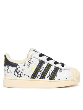 adidas adidas Сникърси Pokemon Superstar II Elastic Lace KJ5614 Бял