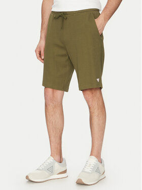 Guess Guess Спортни шорти F5GD00 KC5Y1 Каки Regular Fit