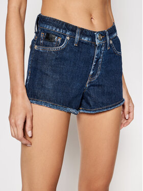 John Richmond John Richmond Дънкови шорти Kate RWP21138SH Тъмносин Skinny Fit