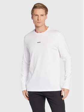 BOSS Boss Majica dugih rukava TChark 50473286 Bijela Regular Fit