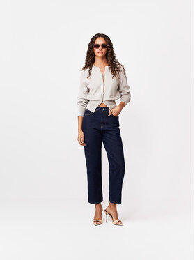 La Mania La Mania Kardigan BAJA Szary Basic Fit