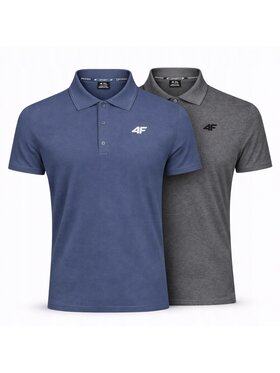 4F 4F Polo Z-0770-2-K Biały Regular Fit