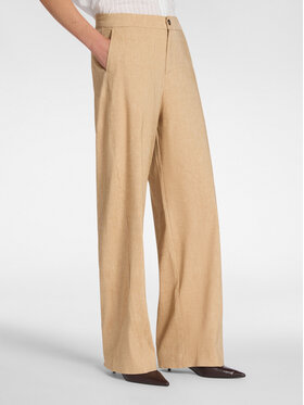 Elena Mirò Elena Mirò Pantaloni di tessuto P014P000462N012 Crema Regular Fit