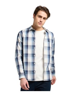 Lee Lee Koszula 112370544 Niebieski Regular Fit