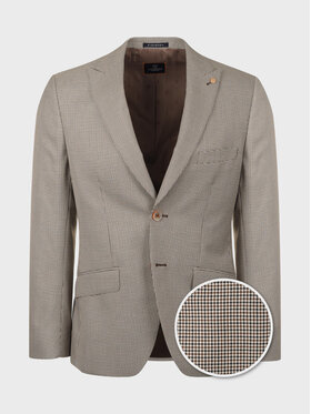 Evenemen Evenemen Marynarka IRA Beżowy Slim Fit