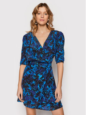 The Kooples The Kooples Haljina za svaki dan Firework FROB24148K Plava Regular Fit